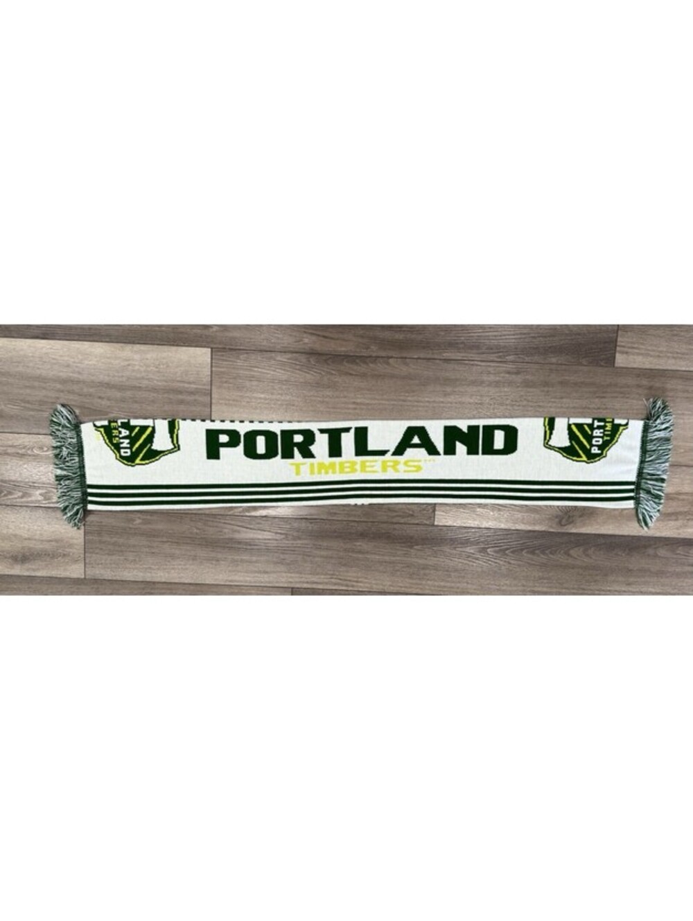 Portland Timbers 2double Sided Scarf Adidas MLS Soccer 53" Long